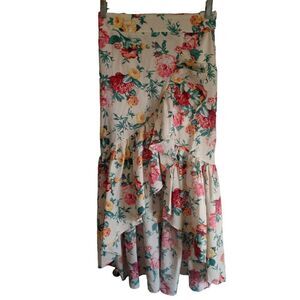 Milk and Honey Floral layered‎ ruffle long skirt